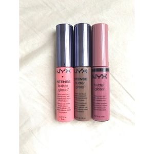 Set of 3 NYX Intense Butter Gloss